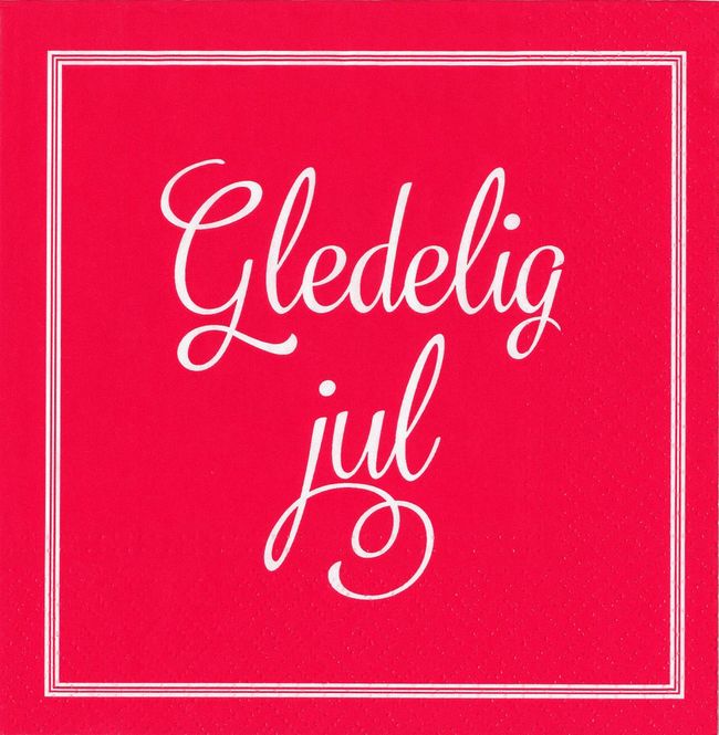 Hovedbilde Servietter - Gledelig jul