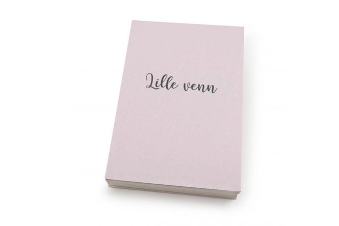 Hovedbilde Kort - Lille venn (rosa)