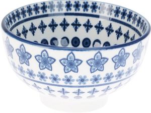 Hovedbilde Sk&aring;l - hvit og bl&aring; stjerner