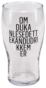 Hovedbilde &Oslash;lglass m/&aring;pner i gaveeske