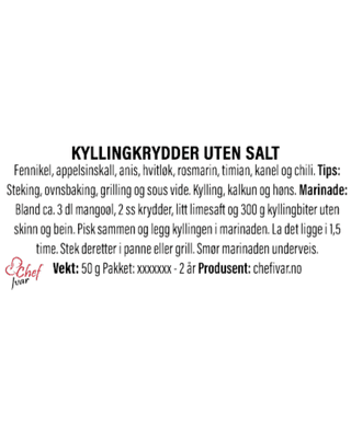 Kyllingkrydder – Chef Ivar